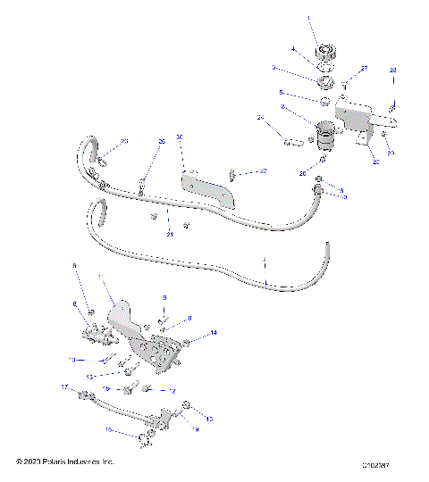 BRAKES, BRAKE PEDAL and MASTER CYLINDER - A26SEF57CB/EB (C102587)