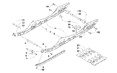 SLIDE RAIL AND TRACK ASSEMBLY [101331]