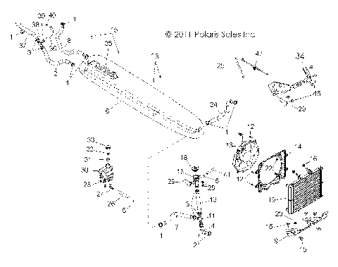 ENGINE, COOLING SYSTEM - R11XY76FX (49RGRCOOL11RZR4I)