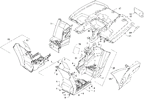 REAR BODY PANEL ASSEMBLY [305769]