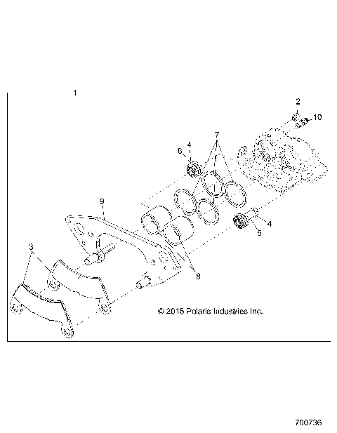 BRAKES, FRONT CALIPER - R16RDA57A1/B1 (700736)