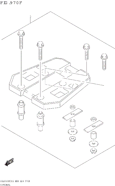 OPTIONAL (TOP CASE PLATE SET)
