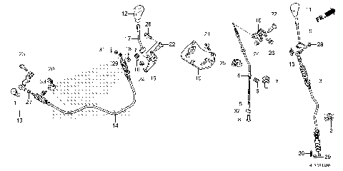 SHIFT LEVER@SELECT LEVER