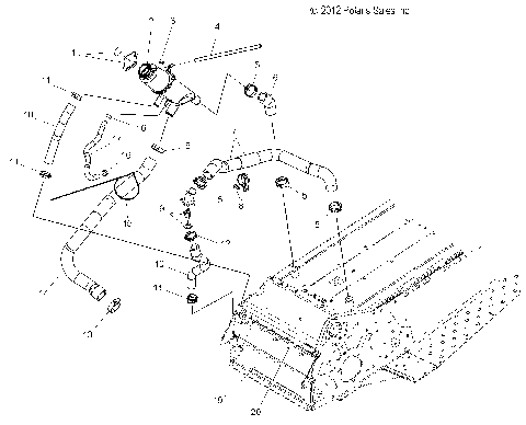 ENGINE, COOLING SYSTEM - S15CL6/CW6 ALL OPTIONS (49SNOWCOOLING13INDY)
