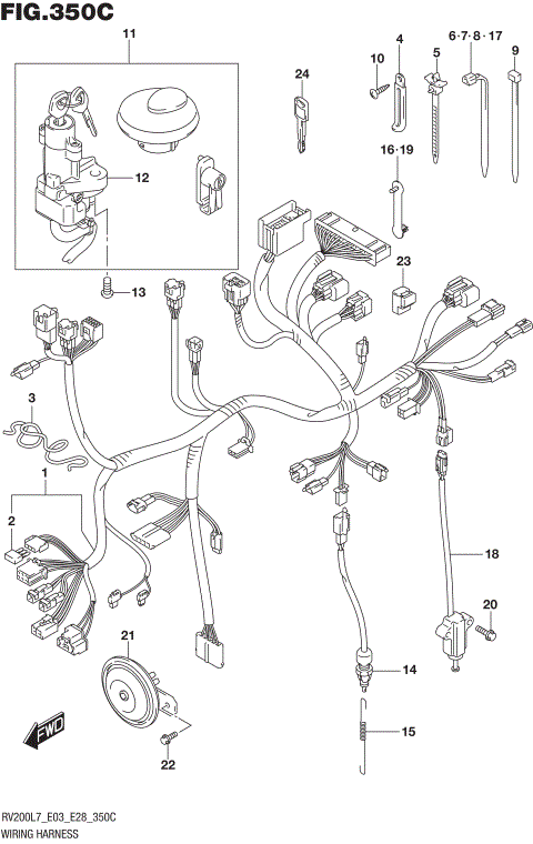 WIRING HARNESS (RV200L7 E33)