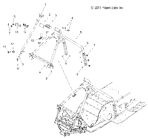 STEERING, STEERING POST ASM. - S12MX6JSA/JEA (49SNOWSTEERINGPOST12600IQRCR)
