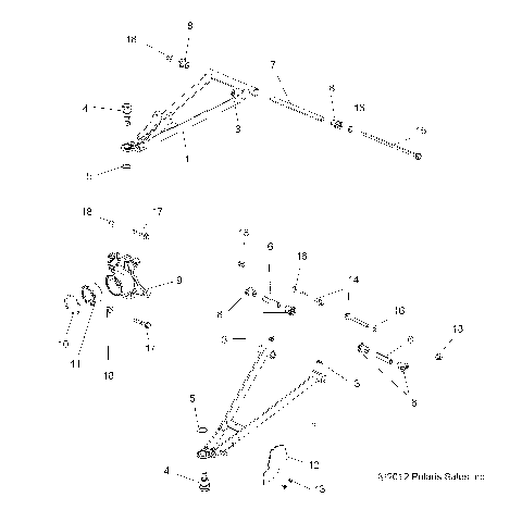 SUSPENSION, FRONT - ALL OPTIONS (49RGRSUSPFRT13900XP)