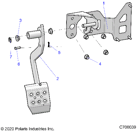 BRAKES, PEDAL - R20RSY99A9/AA/AP/AX/B9/BA/BP/BX (C700039)