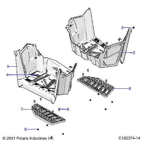 BODY, FOOTWELLS - A24SVA85A4 (C102374-14)