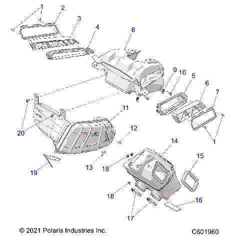 ENGINE, AIR INTAKE SYSTEM - S22TGW8RS/8RE/TGM8RS/8RE ALL OPTIONS (C601960C)