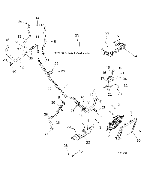 ENGINE, COOLING SYSTEM - A17DAA50A7 (101237)