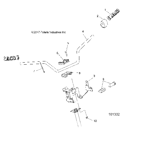 STEERING, HANDLEBAR and CONTROLS - A19SUE57D5 (101332)