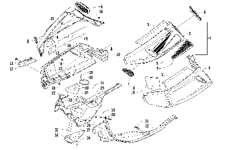 SKID PLATE AND SIDE PANEL ASSEMBLY [91318]