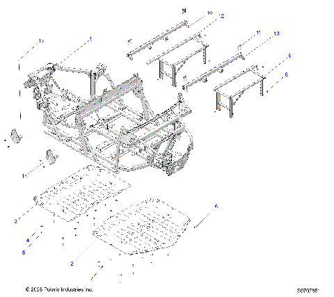 CHASSIS, MAIN FRAME & SKID PLATES