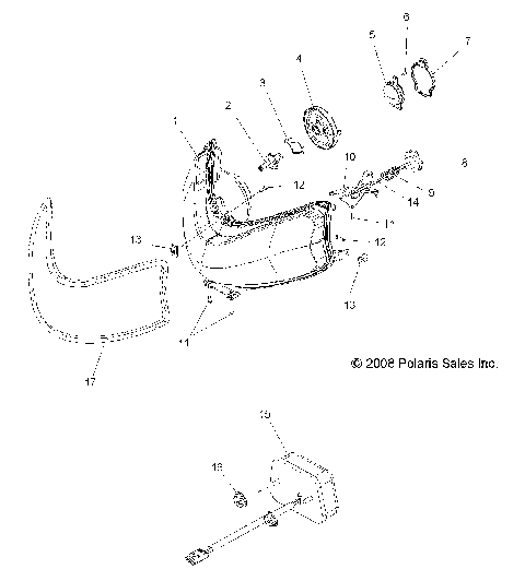 ELECTRICAL, HEADLIGHT and TAILLIGHT - S09PM7JS/JSL (49SNOWHEADLGHT09700RMK)