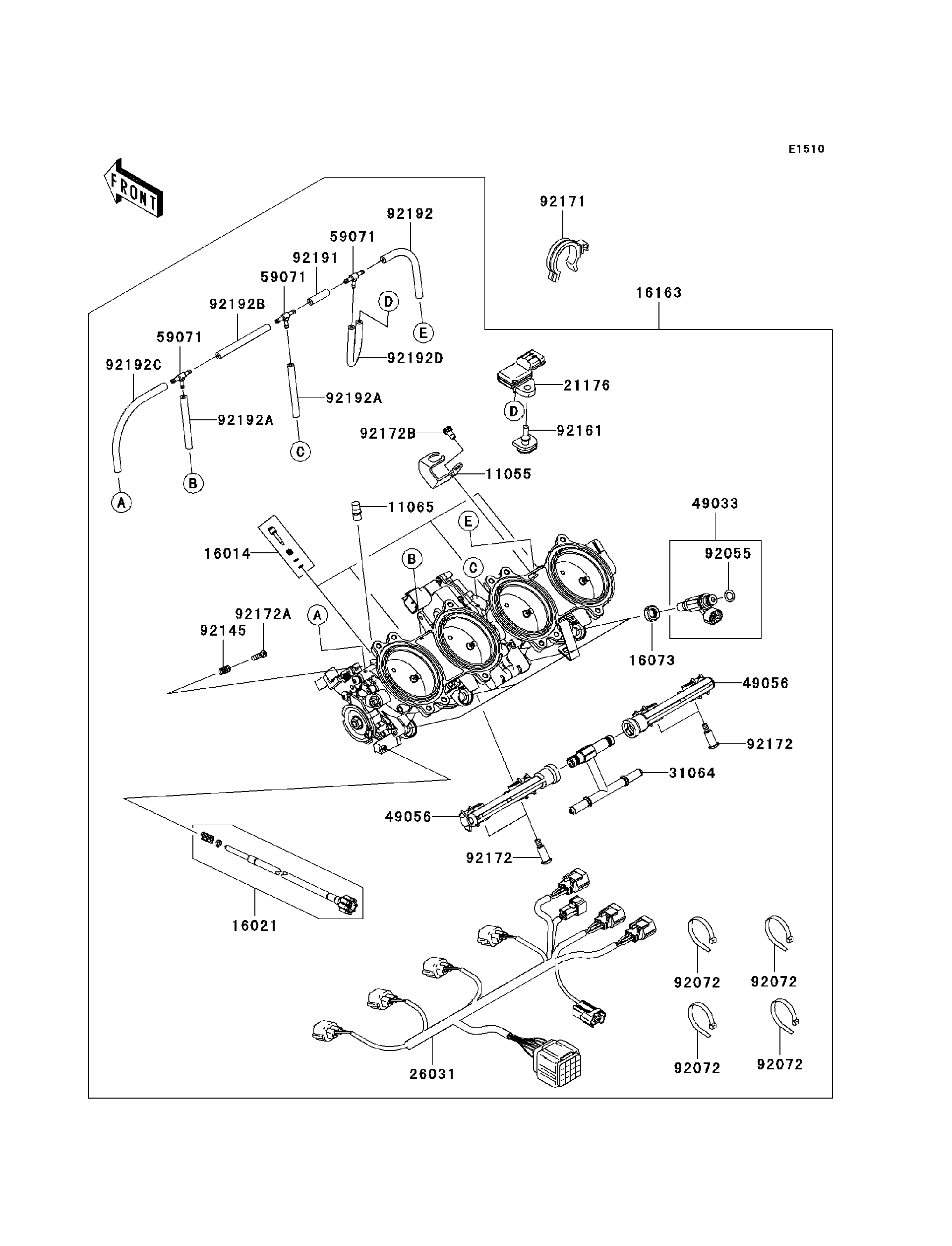 瀑布12 4436537 Water Temperature Sensor for Hitachi ZX110 ZX120