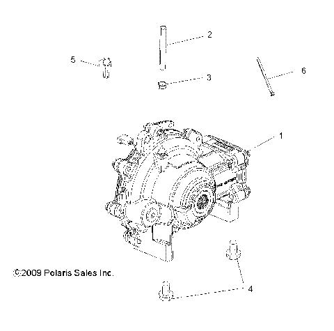 DRIVE TRAIN, FRONT GEARCASE MOUNTING - R15RMAEGJ/GC/EJ (49LEVTRANS10SDW)