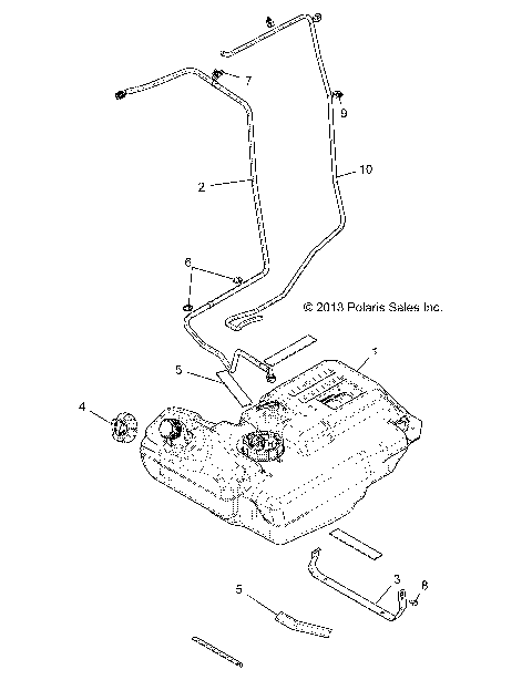 BODY, FUEL TANK - Z14ST1EAM/EAW/EAK/EAN/EFW (49RGRFUEL14RZR1000)