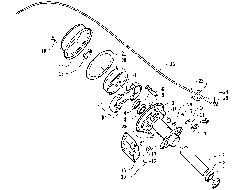 REAR BRAKE ASSEMBLY [82954]