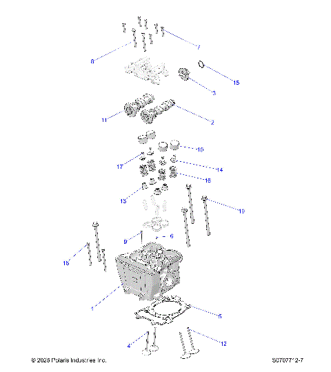 ENGINE, CYLINDER HEAD, CAMS & VALVES