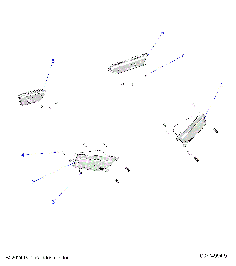 ELECTRICAL, HEADLIGHTS AND TAILLIGHTS -  Z25ASE99P5 (C0704994-9)