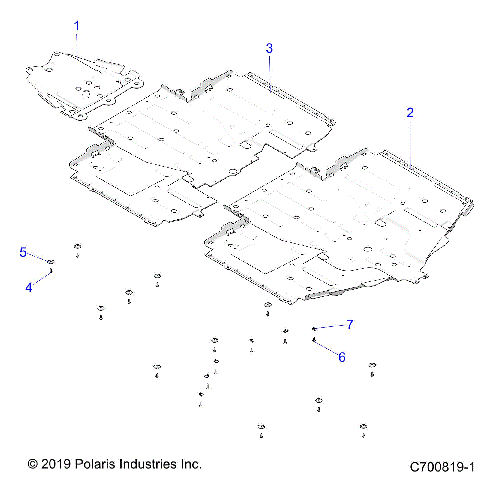 CHASSIS, SKID PLATES - G21GMD99AJ/AZ/BJ/BZ (C700819-1)