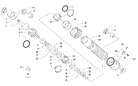 FRONT SUSPENSION SHOCK ABSORBER [103734]