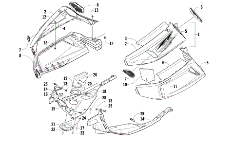 SKID PLATE AND SIDE PANEL ASSEMBLY