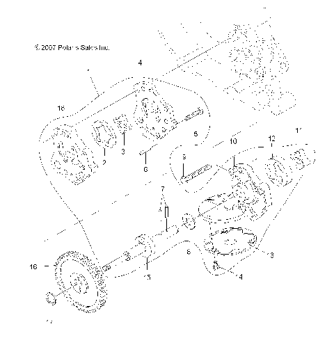 ENGINE, OIL PUMP - A08CL50AA (49ATVOILPUMP086X6)