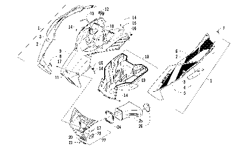 HOOD AND AIR INTAKE ASSEMBLY [96864]