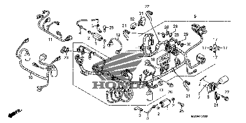 WIRE HARNESS@IGNITION