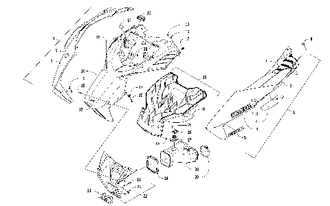 HOOD AND AIR INTAKE ASSEMBLY [104317]