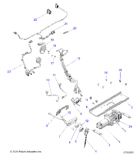 BODY, WINCH - R25MAU57Z5/B5/Z6/B6 (C730925)