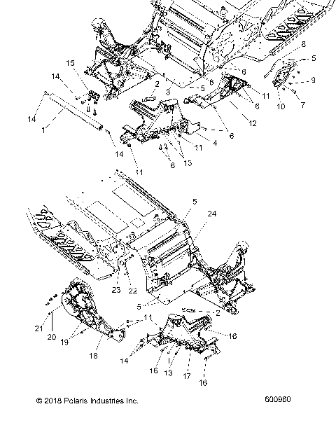 CHASSIS, BULKHEAD ASM. - S21DDL8RS ALL OPTIONS (600960)