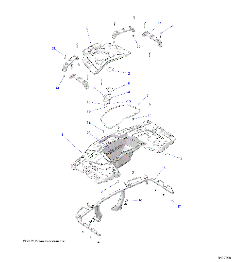 BODY, REAR RACK - A26SLE95FJ/CJ/EJ (C102590)