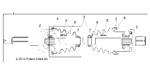 DRIVE TRAIN, REAR DRIVE SHAFT - R16B1PD1AA/2P (49BRUTUSSHAFTDRVRR13)