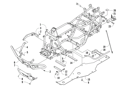 FRAME AND RELATED PARTS