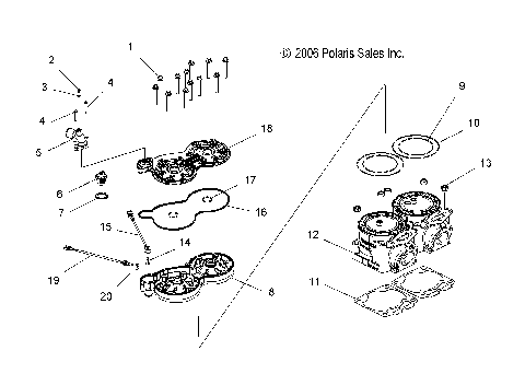 ENGINE, CYLINDER - S07PK6FS/FE/PM6FS/PM6FSA (49SNOWCYLINDER600HO)