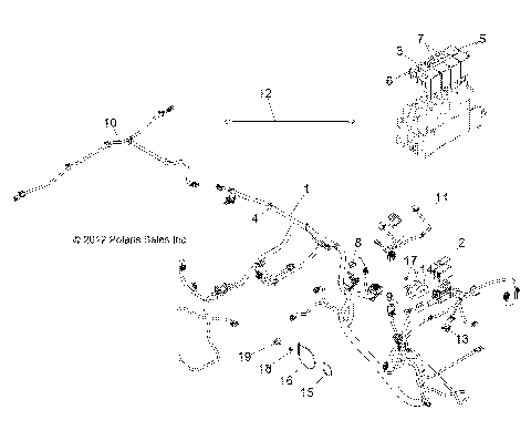 ELECTRICAL, WIRE HARNESS - R13RH76AG/AH/AN (49RGRHARNESS13800MID)
