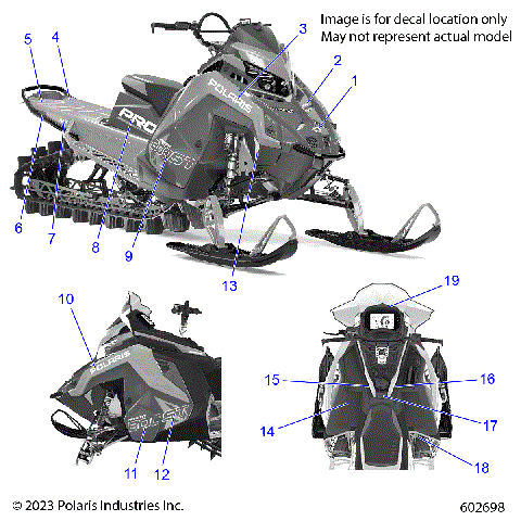 BODY, DECAL, BLACK SIDE PANEL W/SHADOW GRAY ACCENT - S24TGM8MS (602366)