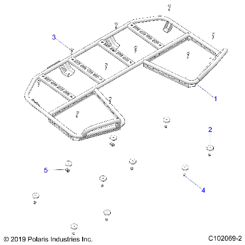 BODY, REAR RACK and HAND GRIPS - A19SEF57C2 (C102069-2)