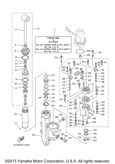 POWER TRIM TILT ASSY 1