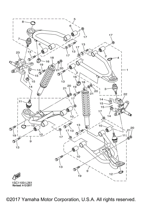 FRONT SUSPENSION WHEEL