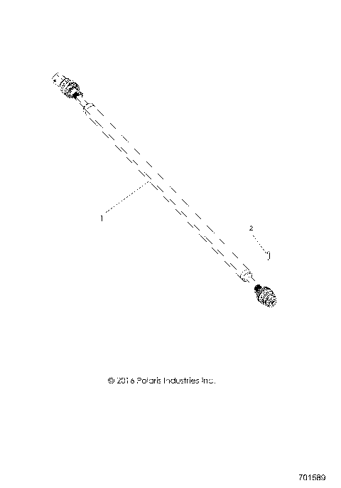 DRIVE TRAIN, FRONT PROP SHAFT - R18RT_87 ALL OPTIONS (701589)