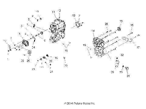 DRIVE TRAIN, MAIN GEARCASE - A08MN76AF/AL/AQ/AR/AS/AT/AX (49ATVGEARCASE08SP800EFI)