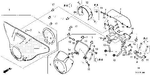 FRONT COWL@DEFLECTOR