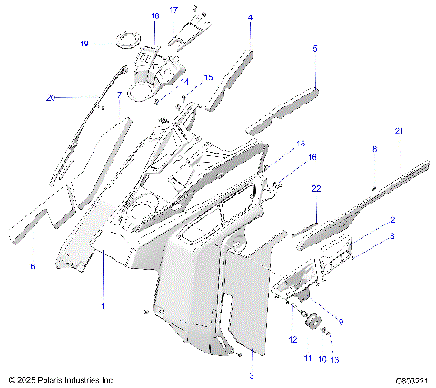 BODY, CONSOLE - S26TGM8MS (C603221)