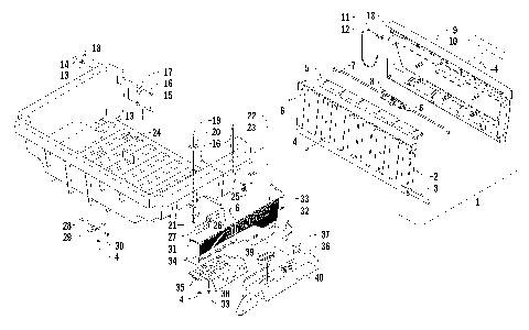 CARGO BOX AND TAILGATE ASSEMBLY [94806]