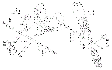 REAR SUSPENSION FRONT ARM ASSEMBLY [101723]