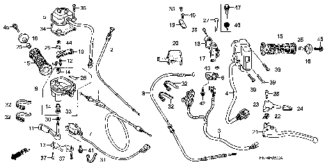 HANDLE LEVER@SWITCH@CABLE